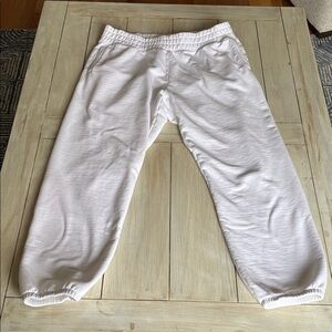 Aerie Offline White Jogger Sweatpants XL Long